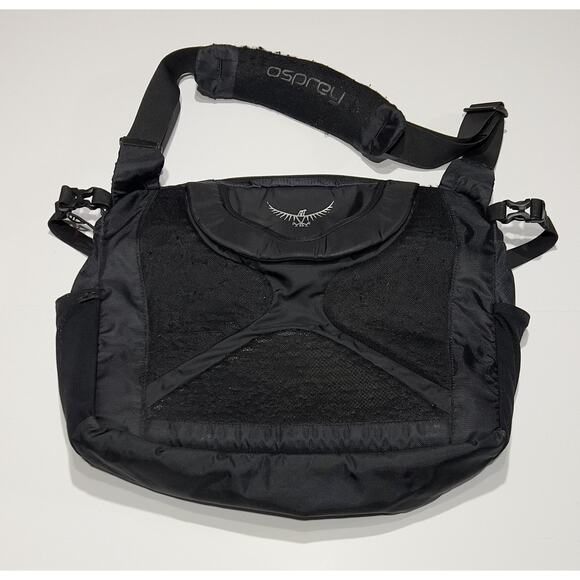 Osprey Ozone Courier Black Messenger Computer Bag 20L 15" Laptop Shoulder Bag - Picture 5 of 9